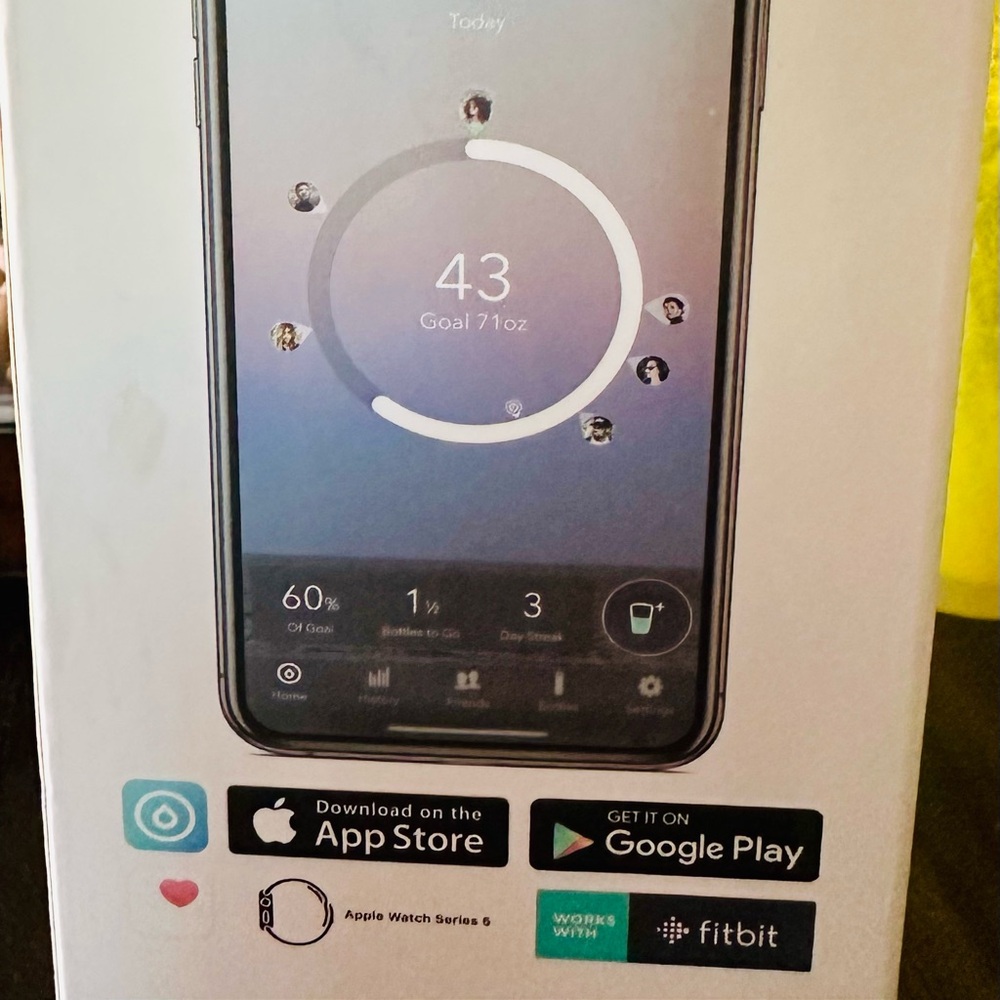 Stainless Steel Smart Bottle - Silver - Picture 2 of 5